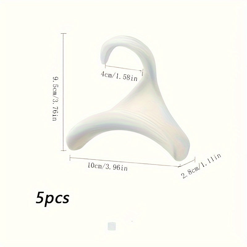 5 ta joyni tejovchi shkaf tashkilotchilari to'plami, zamonaviy oq va kul rangda - sumkalar, ruksaklar va kiyimlar uchun tutqichlar - ko'p maqsadli saqlash yechimi