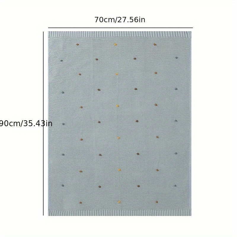 Crochet Ball Blanket for Strollers and Home Use Soft Gift for Halloween and Christmas