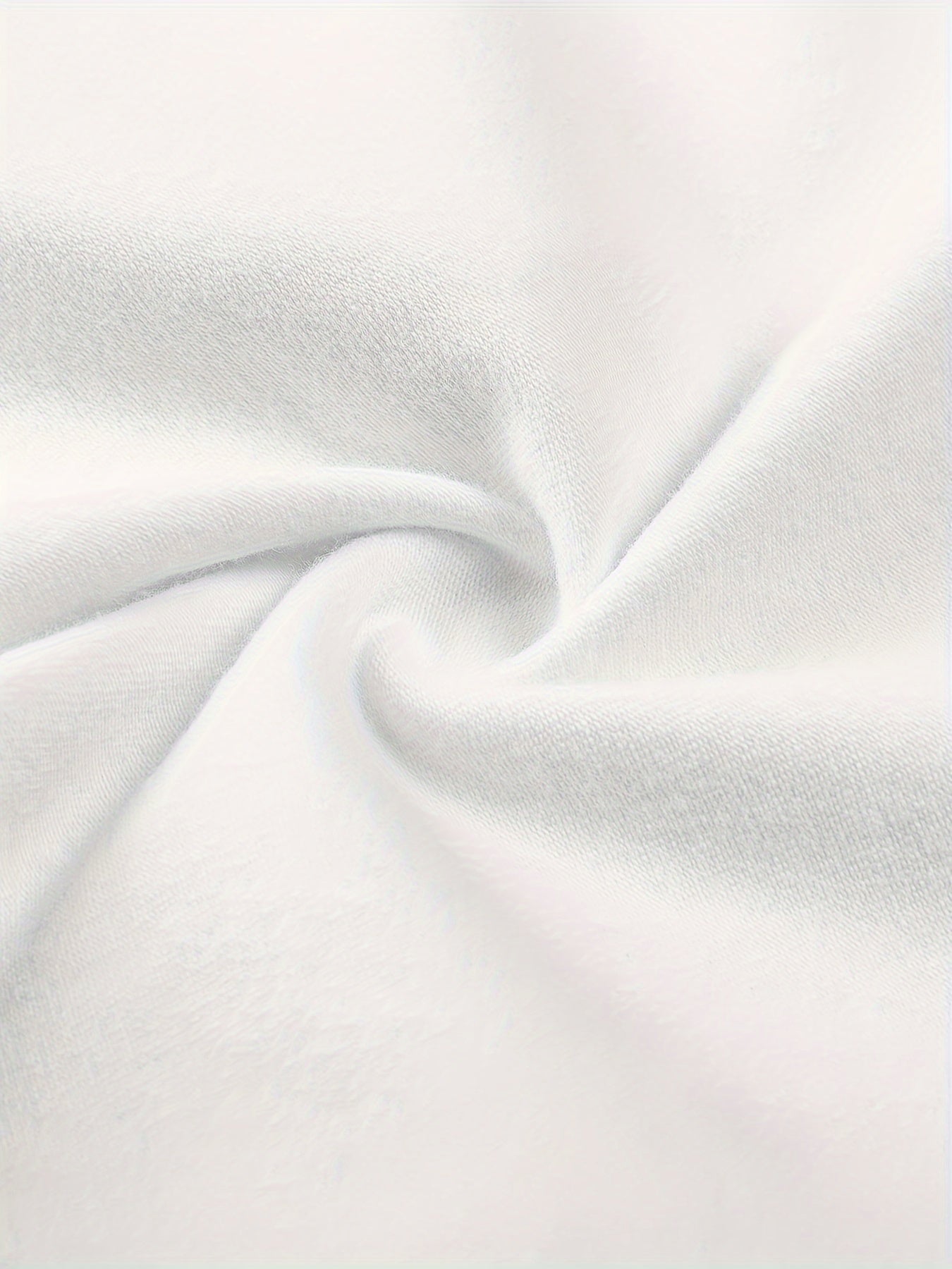 Men's White Boxer Shorts 5 Pack Polyester Blend Elastic Waist Breathable Durable