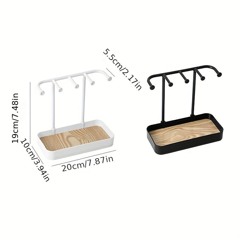Jewelry Organizer for Necklaces Earrings Hair Bands Storage Rack for Bedroom Bathroom Kitchen
