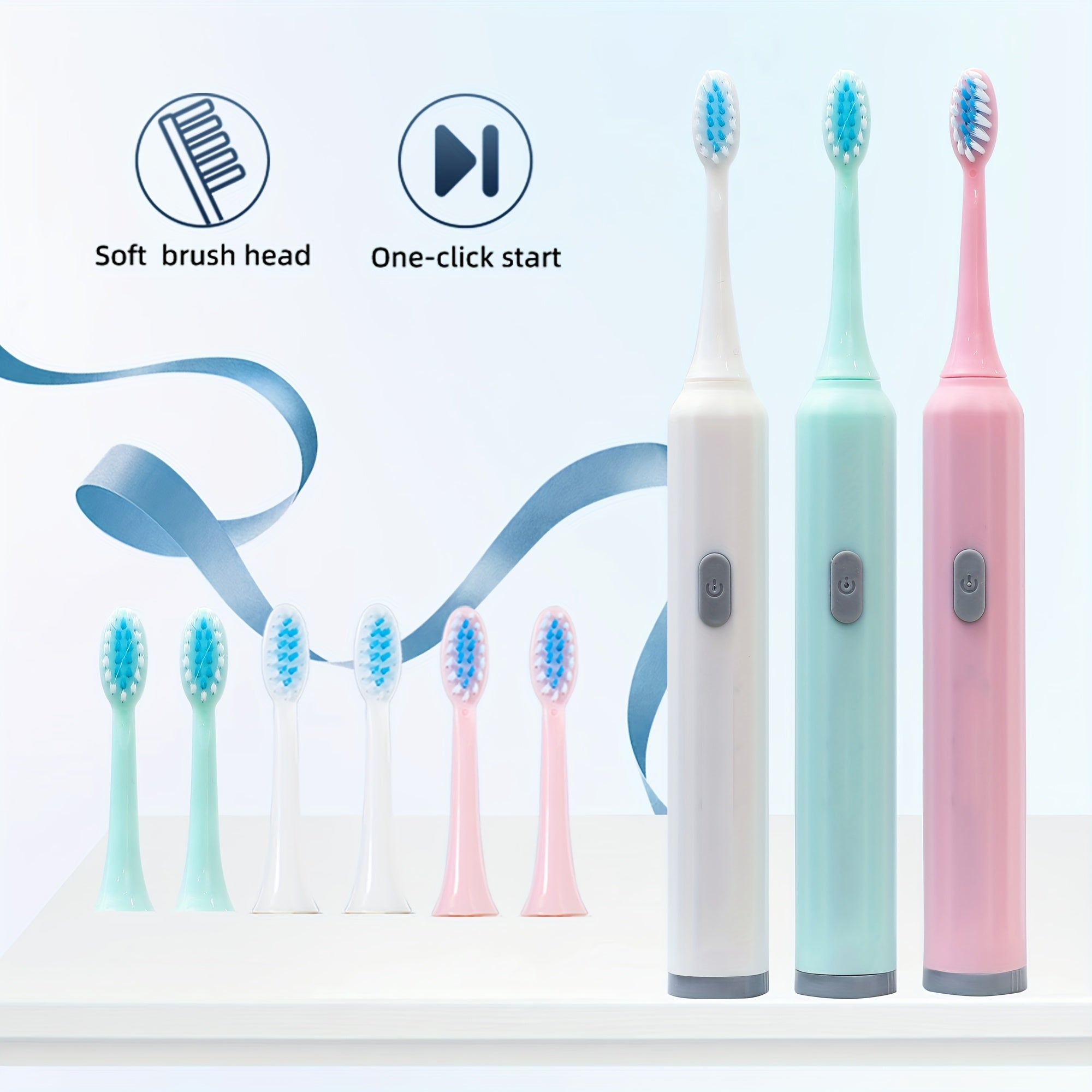 Unisex Soft Brush AA Battery Powered Portable Personal Care Tool