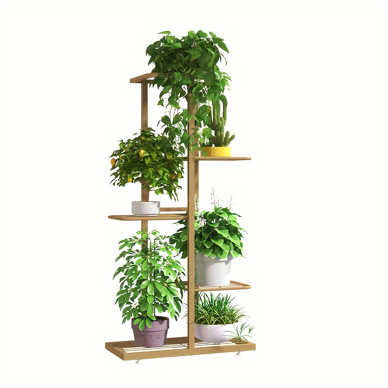 European Style Multi-Tier Metal Plant Stand White Rustproof Indoor Balcony Decor