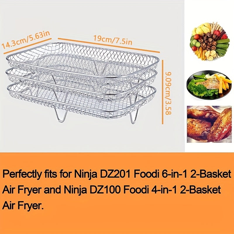 Air Fryer Accessories Set with Grill Racks Steaming and Dehydration Racks