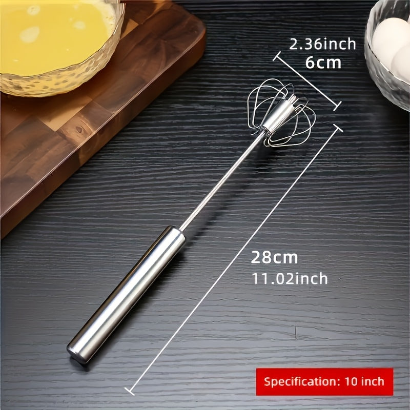 Stainless Steel Egg Whisk qo'lda ishlash uchun pishirish va pishirishda oson tozalash