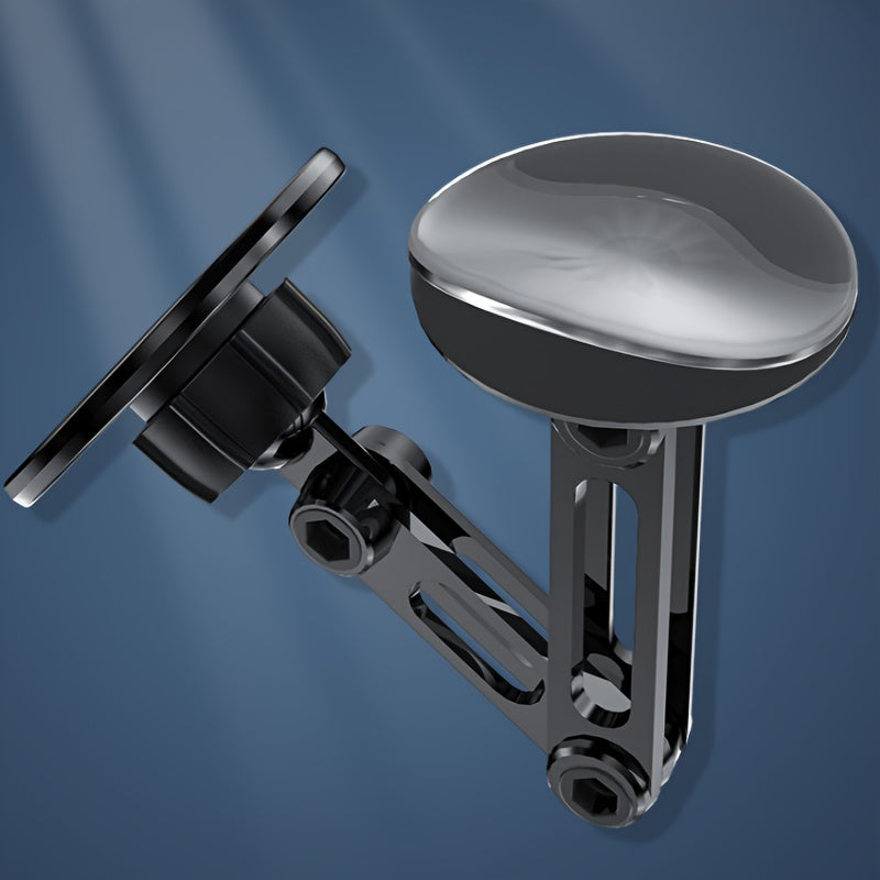 Magnetic Car Phone Holder Aluminum Alloy Rotating Folding Support