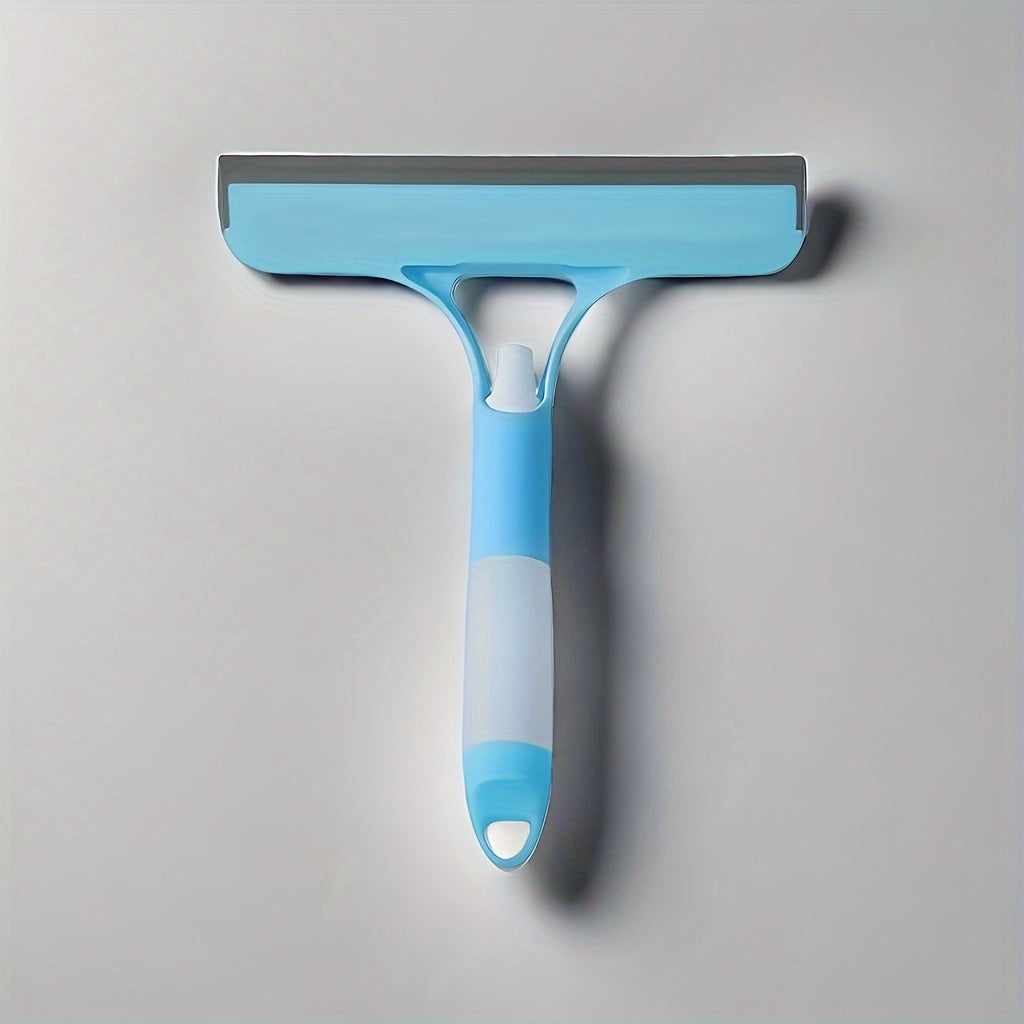 Mustahkam Plastik Tozalash Vositasi - 3-in-1 Ko'p Maqsadli Shisha Squeegee Dush Eshiklari, Avtomobil Derazalari va Oshxona Stol usti uchun