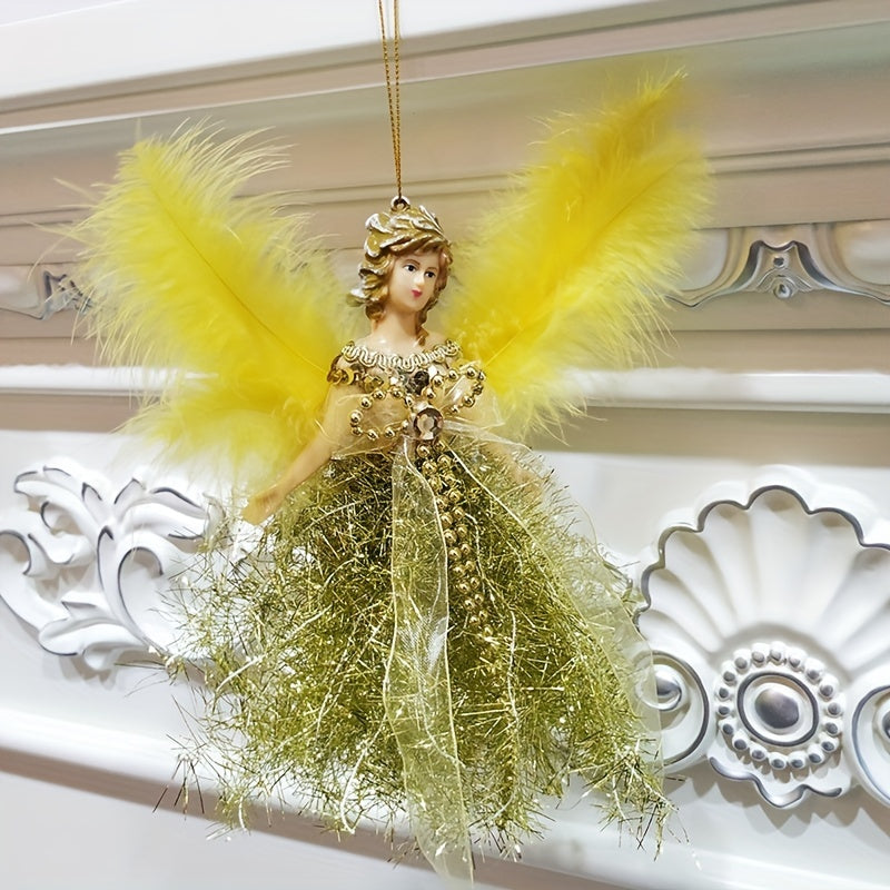 Christmas Angel Plush Ornament for Kids Tree Decoration Gift