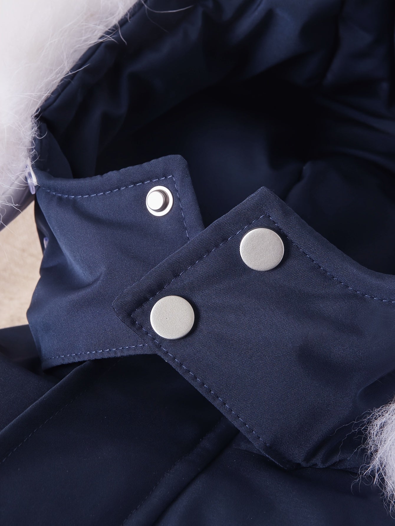 Baby Winter Snowsuit for Ages 1-5 with Faux Fur Hood and Zipper Closure