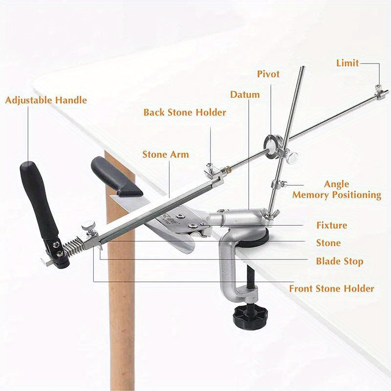 360° вращающийся алмазный точильный камень для кухни