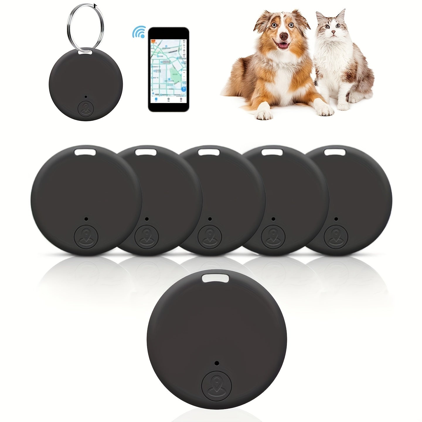 Wireless Smart Locator for Pets and Belongings with Alarm Alert
