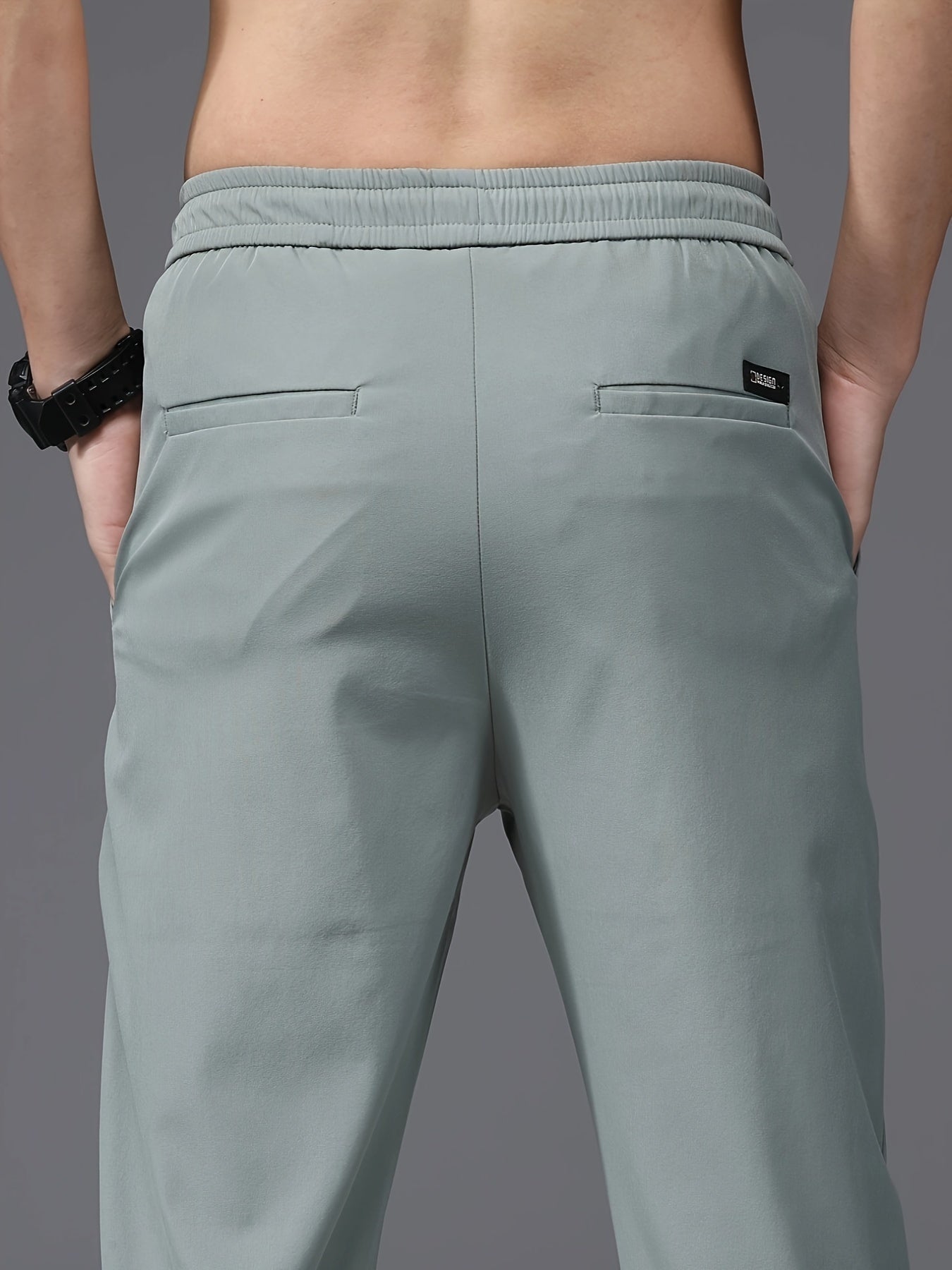 Pantalones deportivos ligeros de secado rápido y ajuste slim para hombres, ideales para el verano y el ocio