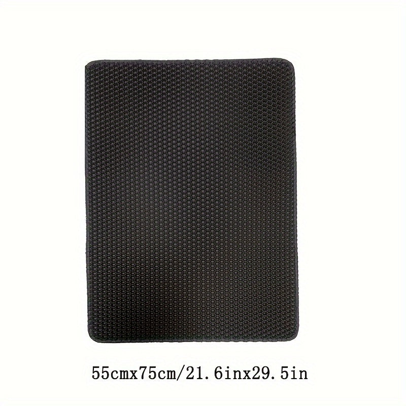 Double Layer EVA Cat Litter Mat Non-Slip Waterproof Large