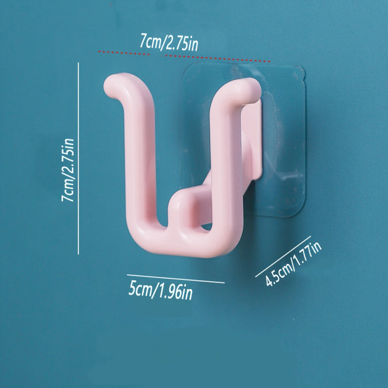 Wall-Mounted Slipper Holder Bathroom Plastic Space-Saving Shelf