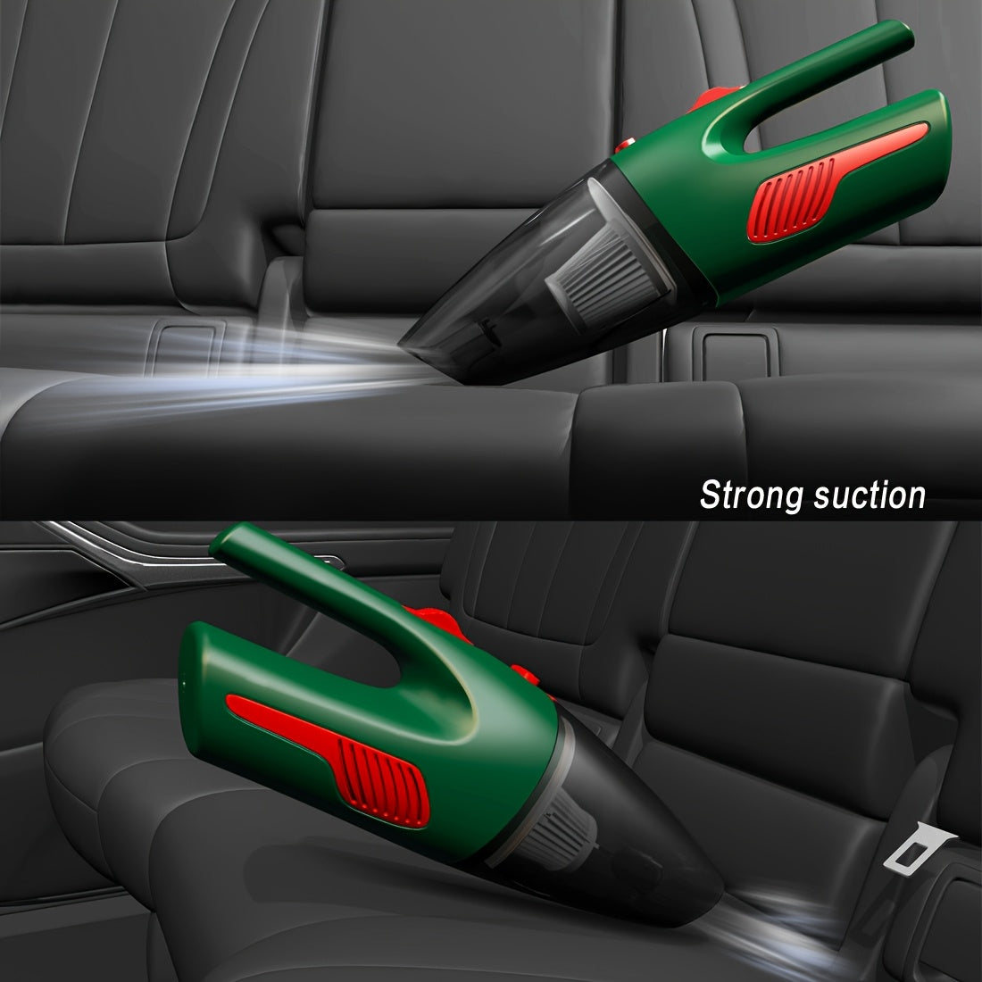Aspiradora de coche inalámbrica, de litio recargable, 4KPa de succión, con bajo nivel de ruido