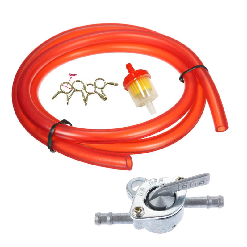 Flexible Fuel Pipe Hose Kit for Motorcycles and ATVs 99.97cm Spare Replacement