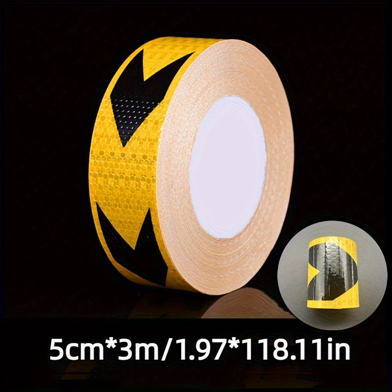 Reflective Safety Stickers Paper Material Warning Stripes for Vehicles Bicycles