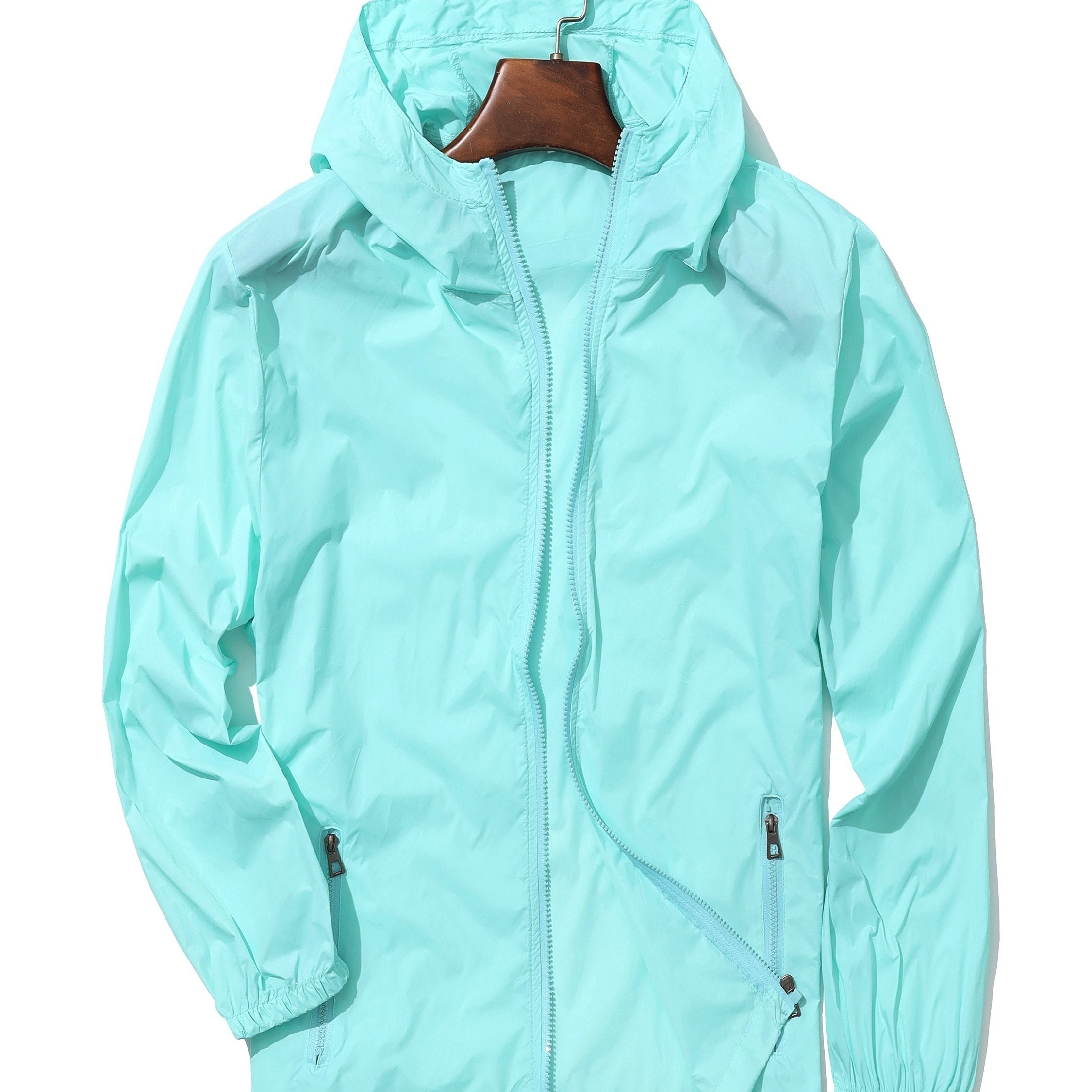 Breathable Sun Protection Windbreaker for Men and Women Quick-Drying Hooded Casual Outdoor Spring Summer