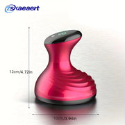 Masajeador eléctrico de ventosas con niveles de temperatura y fuerza, herramienta portátil recargable para masaje de espalda para mujeres, hombres y personas mayores