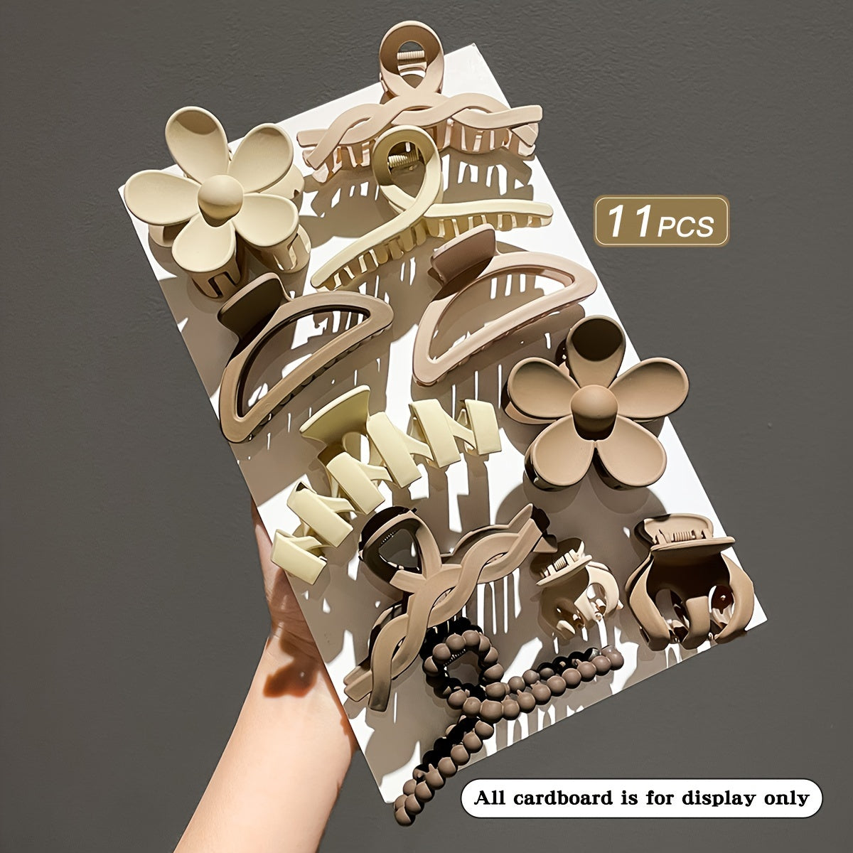 Women's Hair Claw Set 10/11pcs Versatile Bun Hair Clips for Stylish Updos