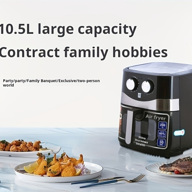 Elektr hava fritöz pechka 12L Aqlli Pishirish Dasturlari Boshqaruvi uchun Uy Oshxona