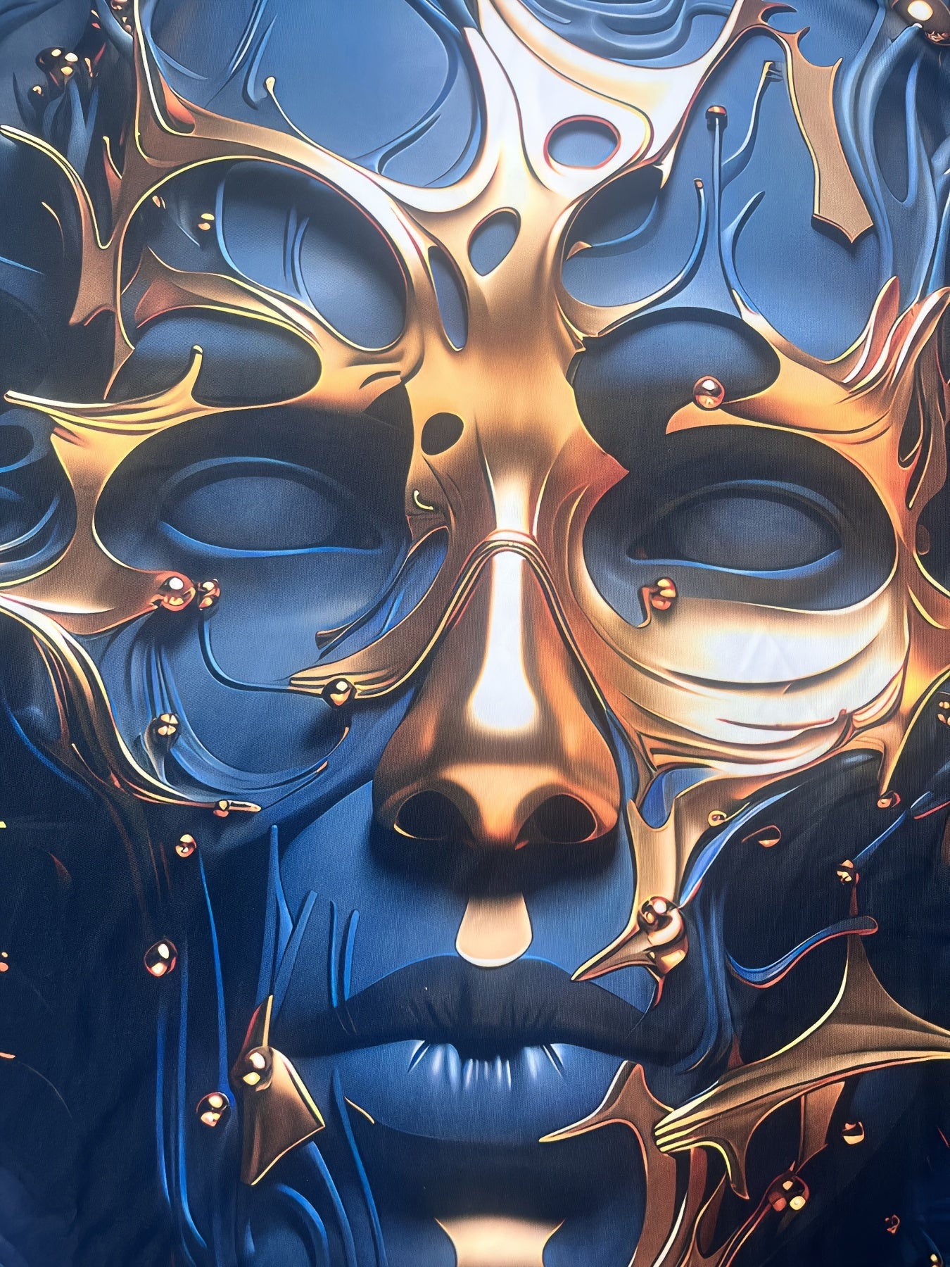 Men's Plus Size Casual T-Shirt with 3D Digital Print Summer Short Sleeve Polyester Knit