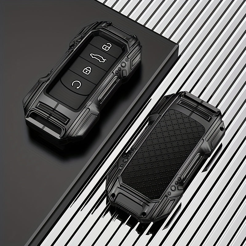 Car Remote Key Cover Zinc Alloy Diamond Pattern Protector for Car Door Entry