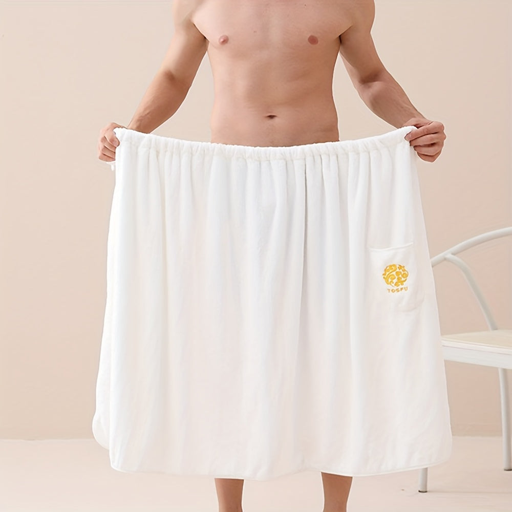 Erkaklar uchun cho'milish sochiq, cho'tka va yumshoq, dush, sauna va spa uchun ideal.