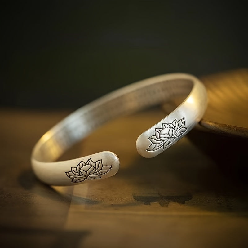 Adjustable Silver Bracelet for Women 30g Pure Silver Elegant Jewelry Gift