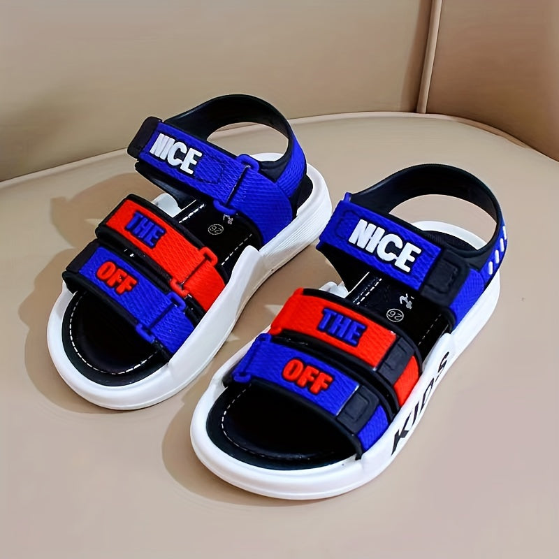 Boys Summer Sandals Kids' Breathable Non-Slip PVC Open Toe Casual Outdoor Shoes