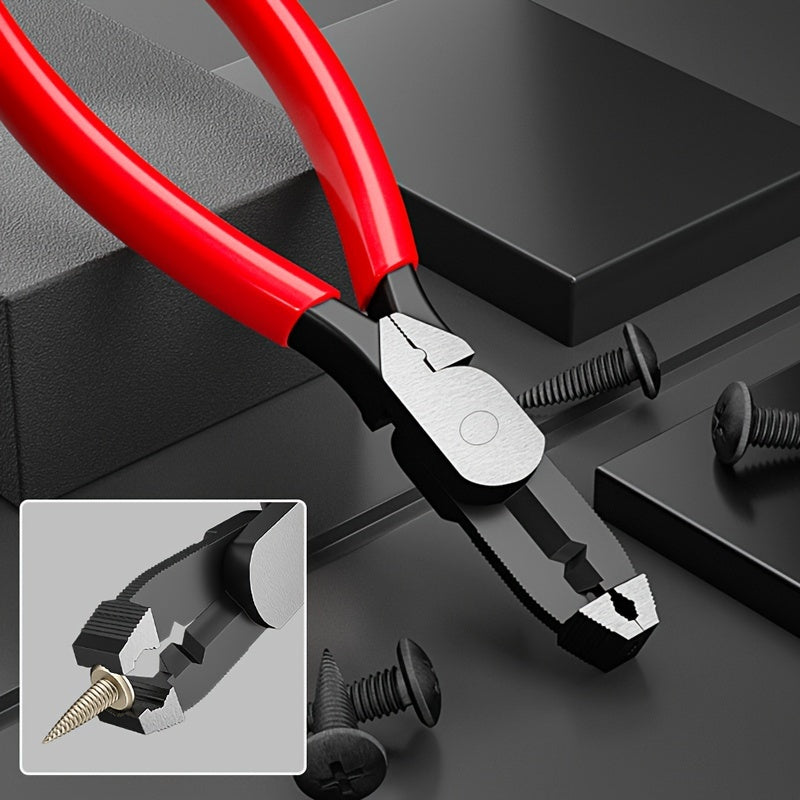 Alicates multifuncionales de acero cromo vanadio cortador de alambres extractor de uñas para coche y hogar