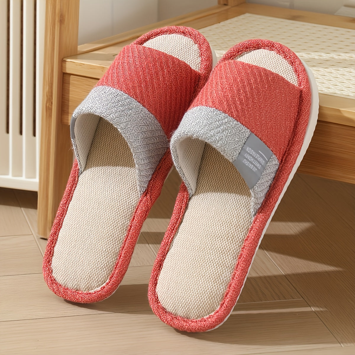 Women's Open-Toe Indoor Slippers Comfortable Home Footwear