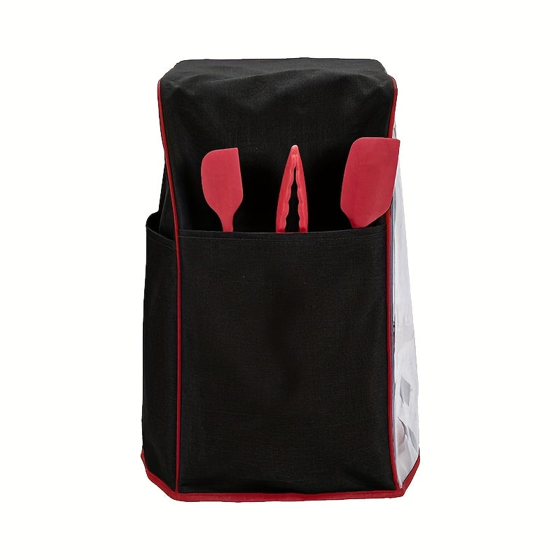 Oshxona aralashtirgichi uchun qoplama, changdan himoya qiladi, mustahkam materialdan tayyorlangan, oziq-ovqat bilan aloqa qilmaydi, shaffof derazasi mavjud, uyda aralashtirgich aksessuarlarini saqlash uchun ideal.