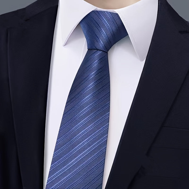 Erkaklar uchun jigarrang naqshli zipli bog'lam, rasmiy ish, to'y va tadbirlar uchun