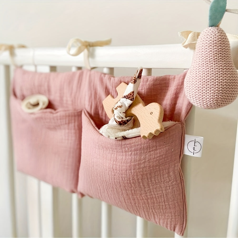 Printed Hanging Diaper Caddy Organizer for Nursery Multi-Functional Storage Accessory Holder