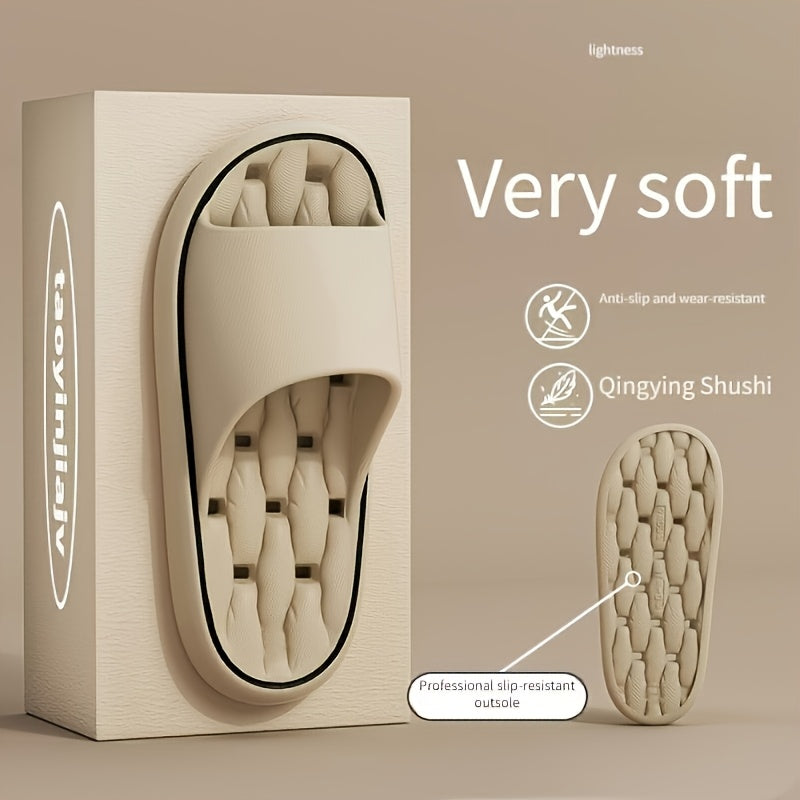 Women’s EVA Slip-On Slippers with Cut-Out Design for Indoor Outdoor Use