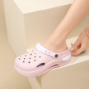 Women's Padded Slip-On Beach Sandals Summer Non-slip Thick Sole Shoes