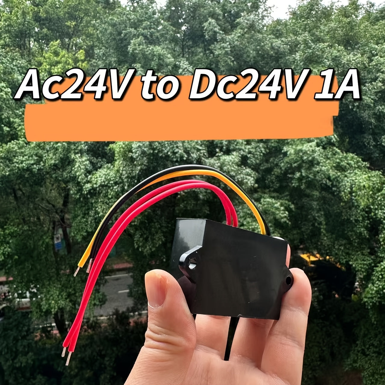 24V AC dan DC ga quvvat ta'minoti 1A/2A/3A changyutgichli, changyutgichsiz LED yoritish va elektronika uchun