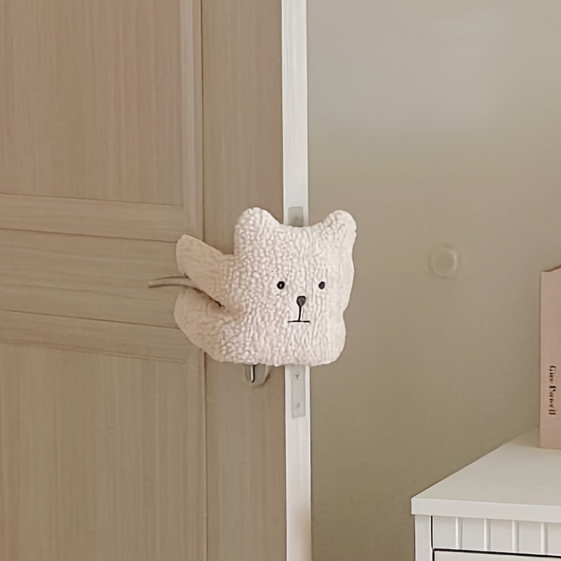 Stretchable Door Stopper Guard for Preventing Door Slamming and Finger Injuries