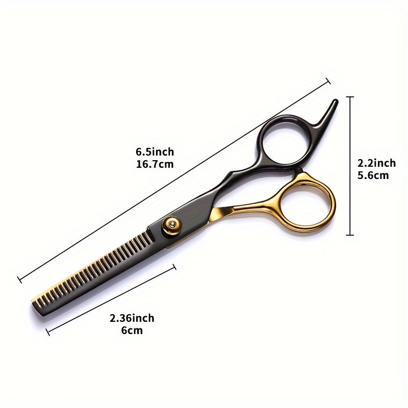 Professional Hair Cutting Scissors Kit for Home Salon and Beauty Parlor Use 6 Inch Unisex