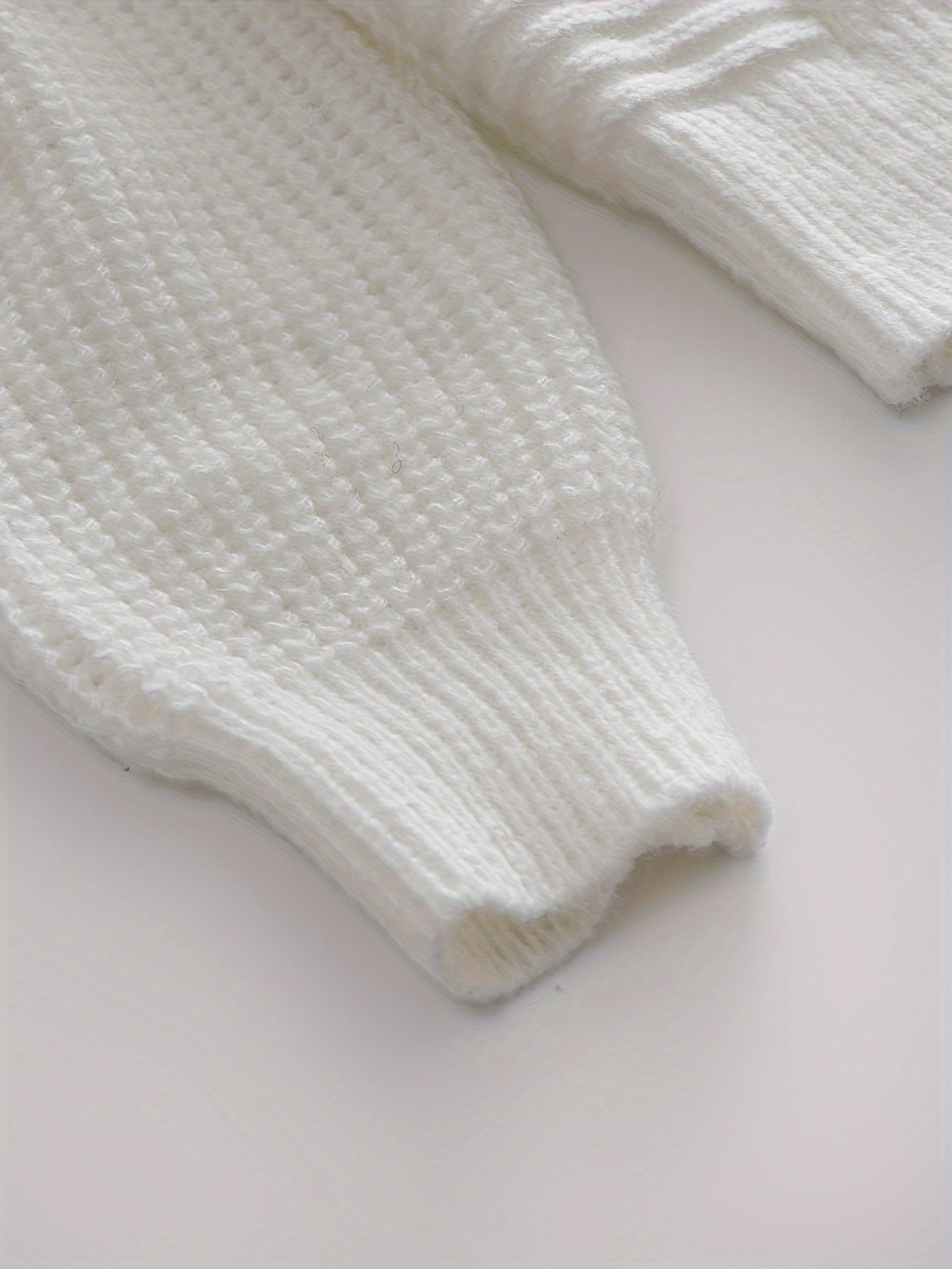 Men's Solid Color Cable Knit Sweater Crew Neck High Stretch All Seasons Polyester