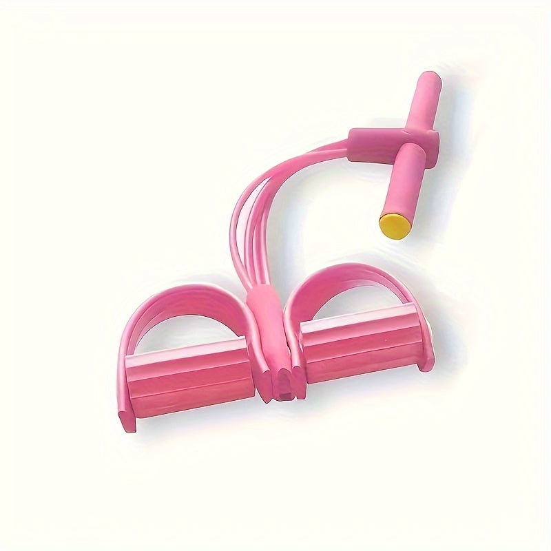 To'liq tana mashg'ulotlari, yadro kuchini oshirish va moslashuvchanlikni rivojlantirish uchun pushti, binafsha va ko'k rangdagi 4 ta EVA qarshilik tasmasi to'plami. Yoga, Pilates va fitnes uchun engil va mustahkam.