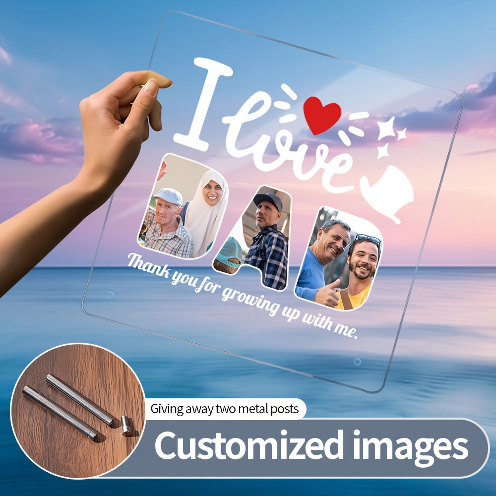 Customized Acrylic Photo Frame for Pets Family and Loved Ones Gift