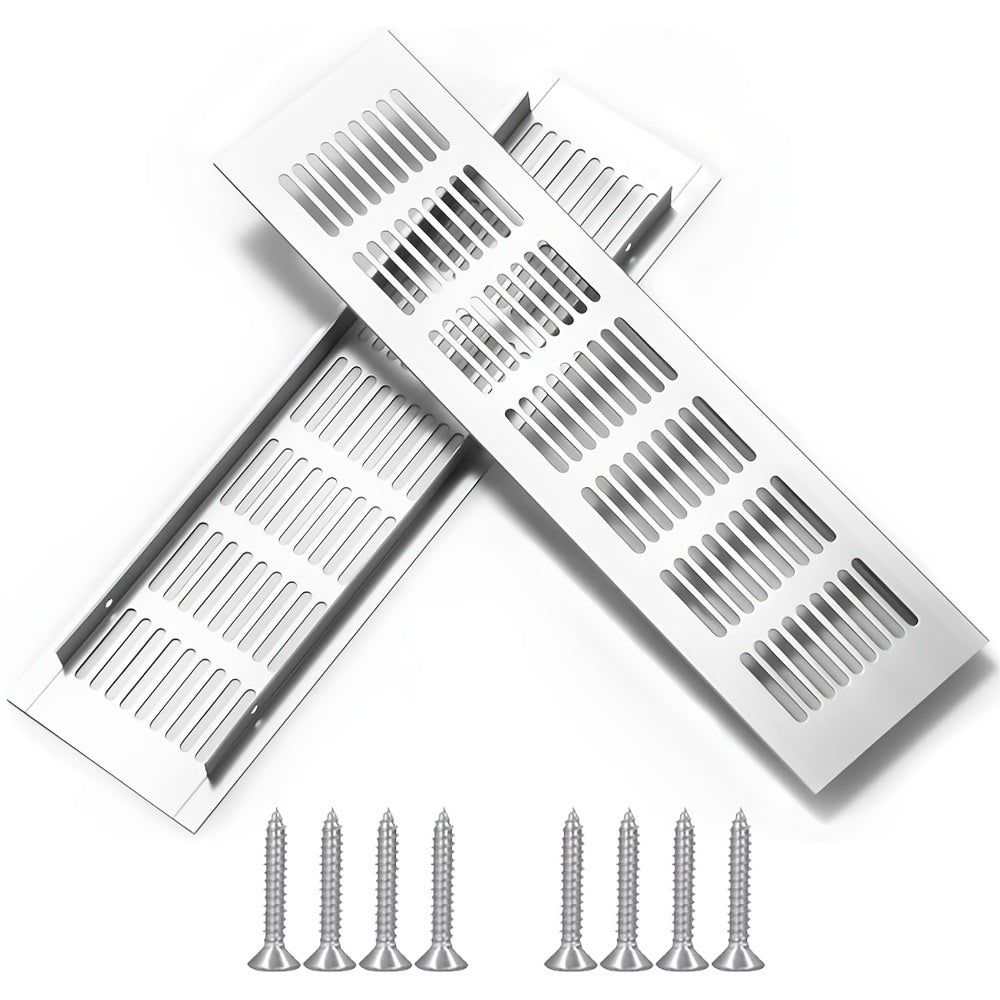 Alüminiy alloy oshxona ventilyatsiya grillari 300x80mm, ikkita paketda, vintlar bilan