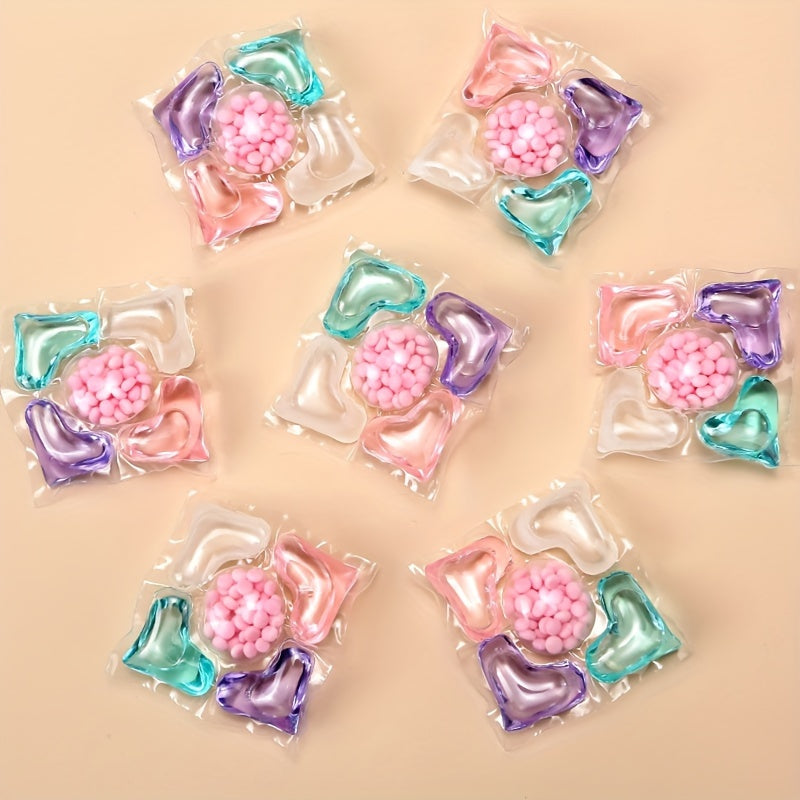 16/30/60pcs Laundry Detergent Pacs with Fresh Scent Stain Removal Softening for Home Dorm Travel
