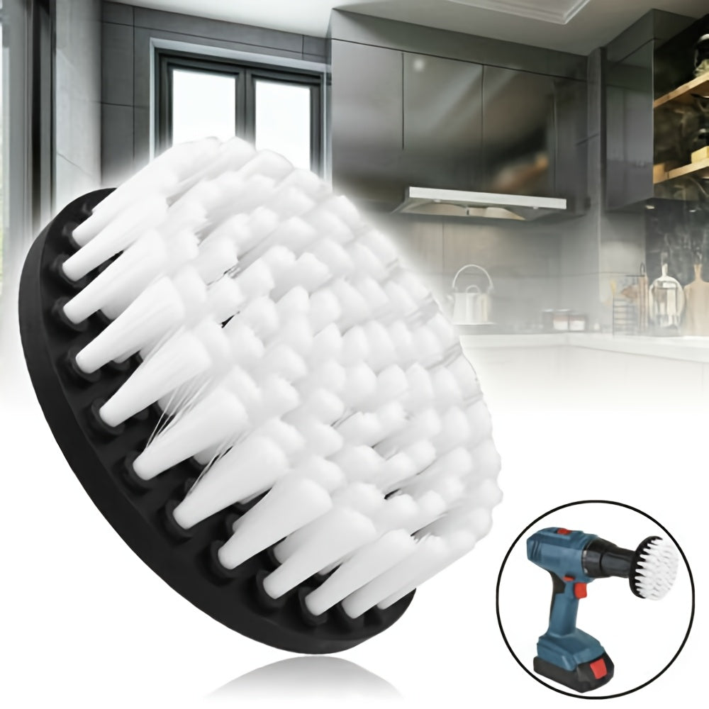 360-Degree Cleaning Brush for Drill, Soft Bristle, Reusable, Durable