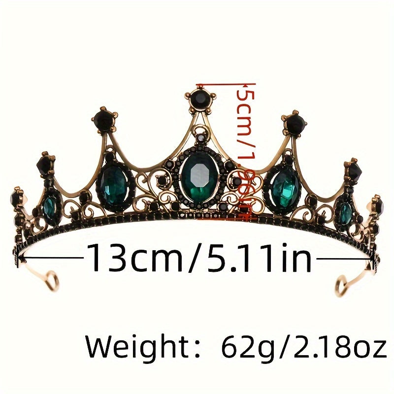 Wedding Queen Rhinestone Crown Headband Tiara for Brides and Weddings