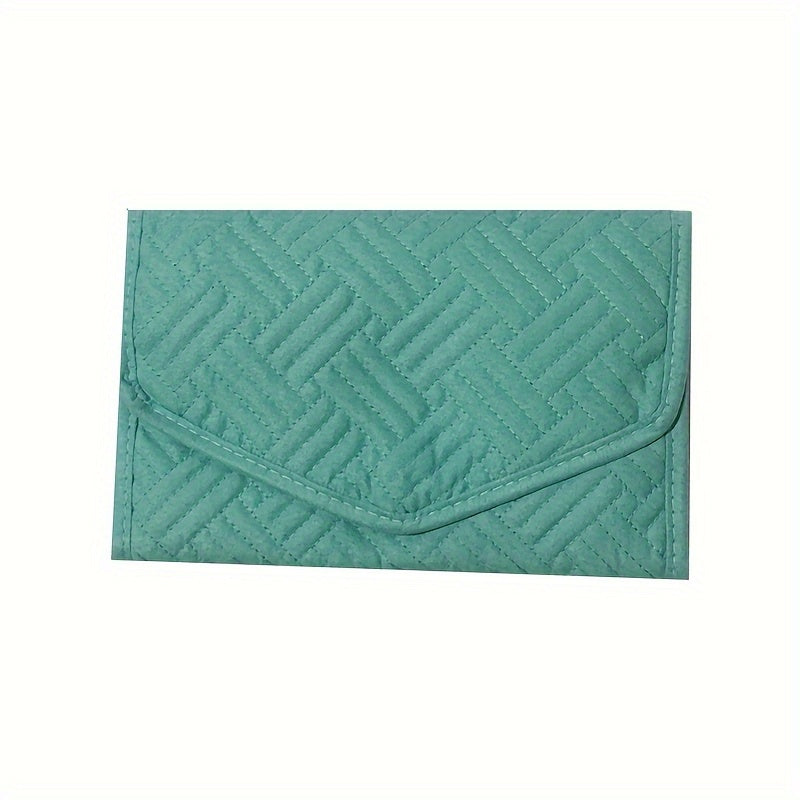 Suv o'tkazmaydigan sayohat uchun zargarlik buyumlarini saqlash sumkasi, yig'iladigan, portativ tashkilotchi