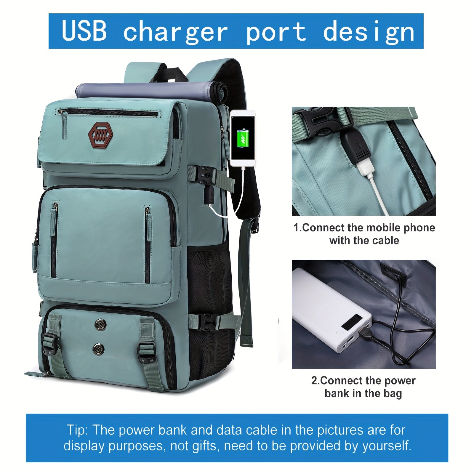 Erkaklar sayohat ruksagi, ayollar uchun qo'l yuk ruksagi, poyga uchun ruksak, 17.6 dyuymli noutbuk ruksagi, kollej uchun tasodifiy kunlik ruksak.