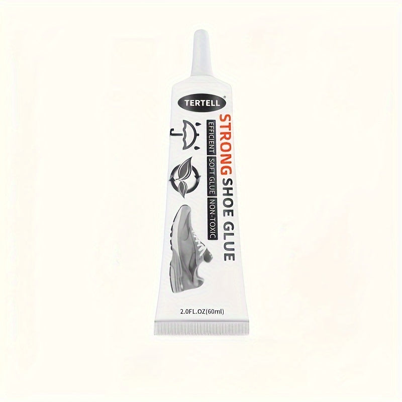 Strong Waterproof Shoe Glue 60ml Non-Toxic Transparent Adhesive for Plastic Repairs