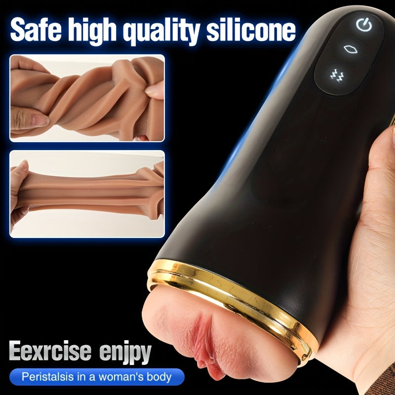 Male Adult TPE Rechargeable Vibrating Cat Ear Stimulator
